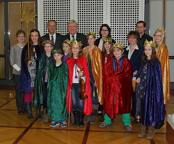 Sternsinger in Staatskanzlei 5675