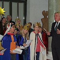 Sternsinger in Staatskanzlei 5595