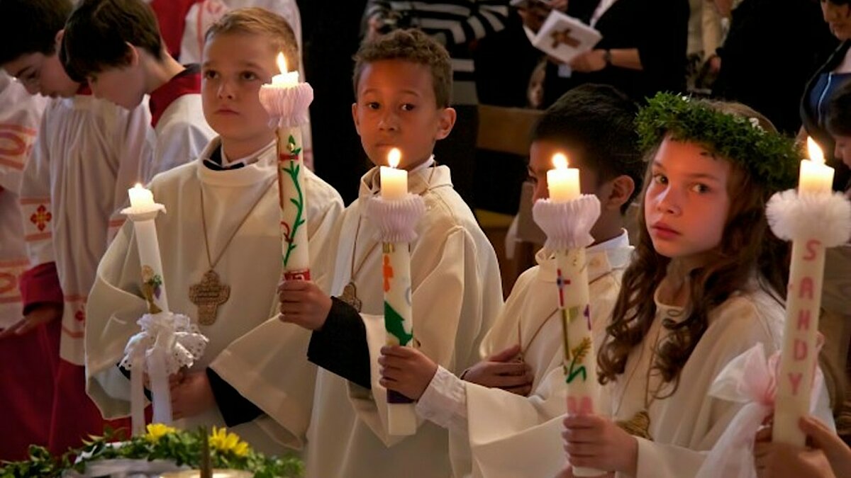 Ein besonderes Fest für katholische Kinder