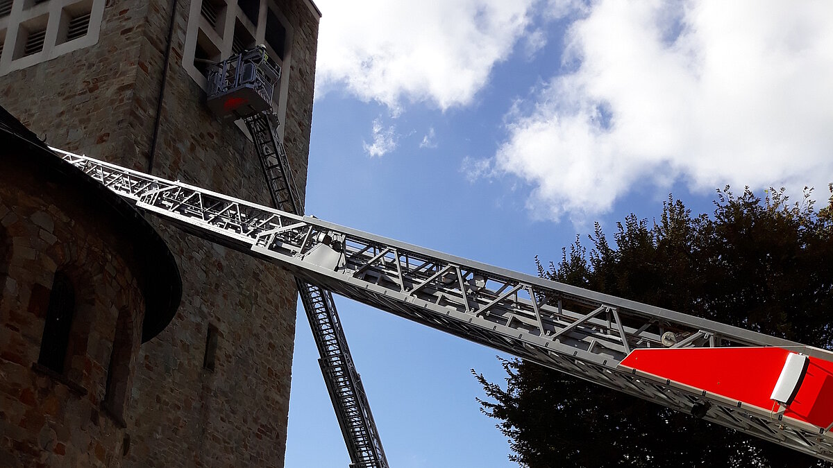 Brand im Turm der Pfarrkirche St. Birgid